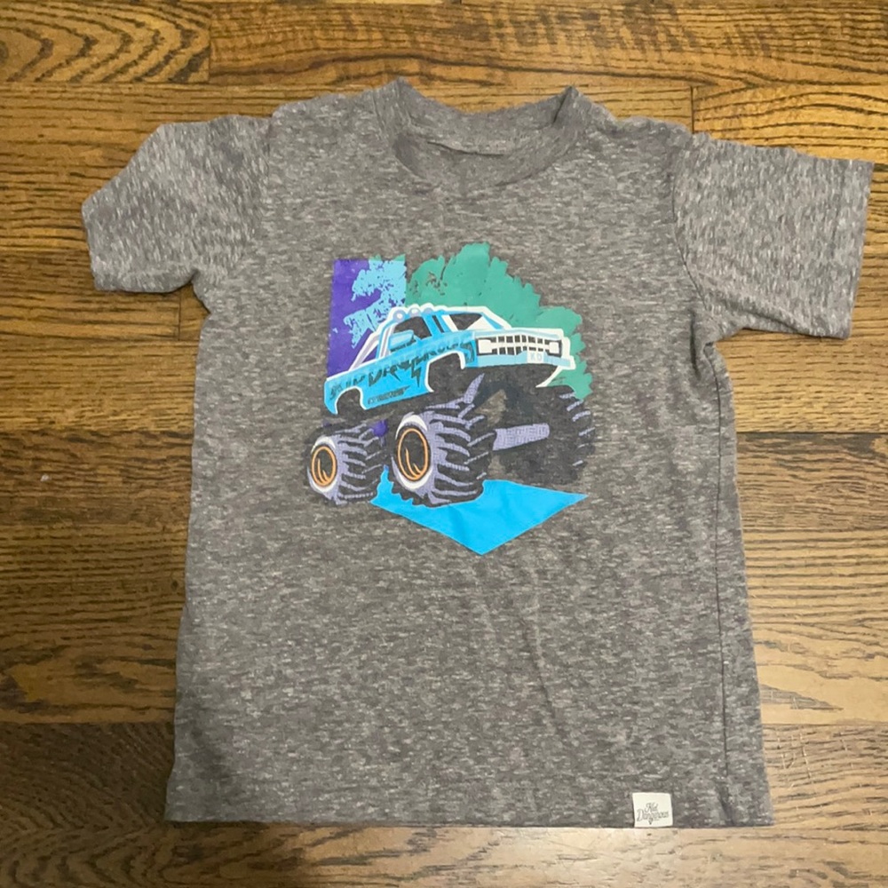 Kid Dangerous Monster Truck T Shirt